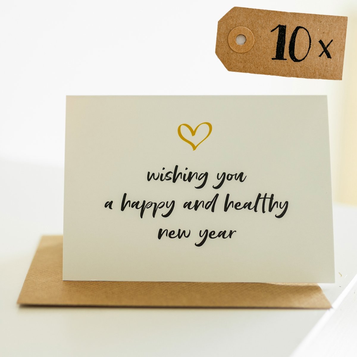 10x "Wishing you a happy and healthy new year"